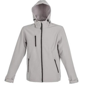 Man Softshell Hooded Jacket